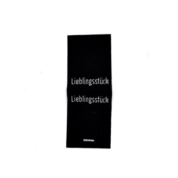 Weblabel Lieblingsstück schwarz